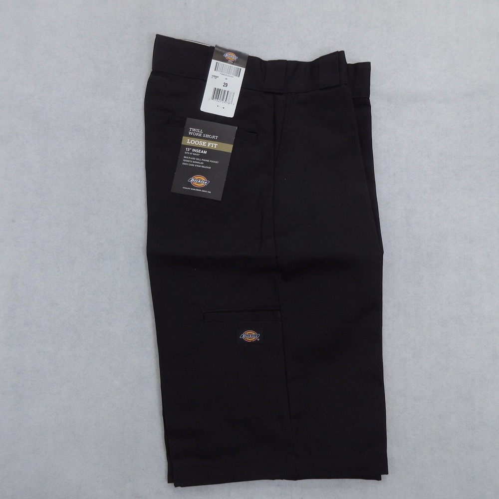Dickies Mens Twill Work Shorts Size 29 Black Loose Fit 13 In Inseam New